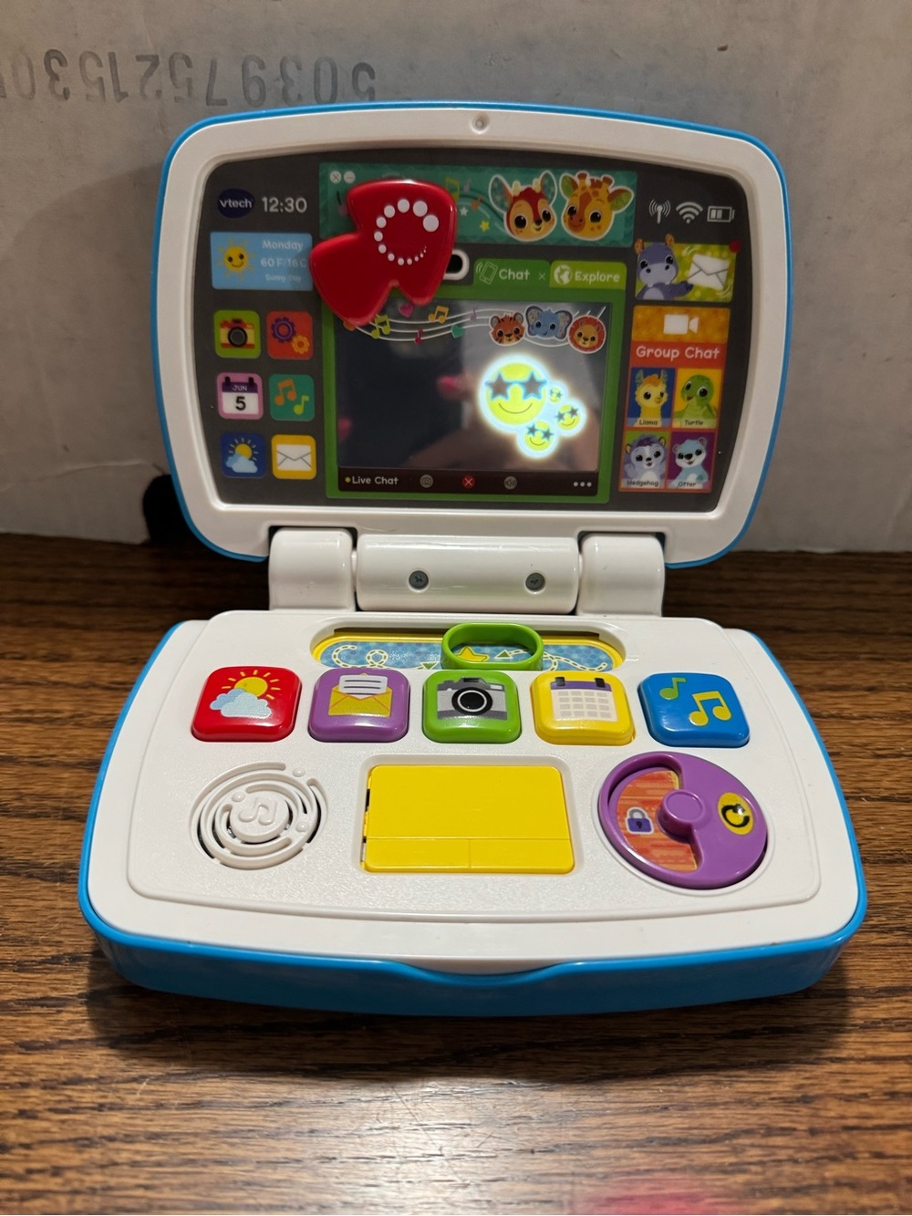 Vtech Kids Blue and White Learn & Play Laptop